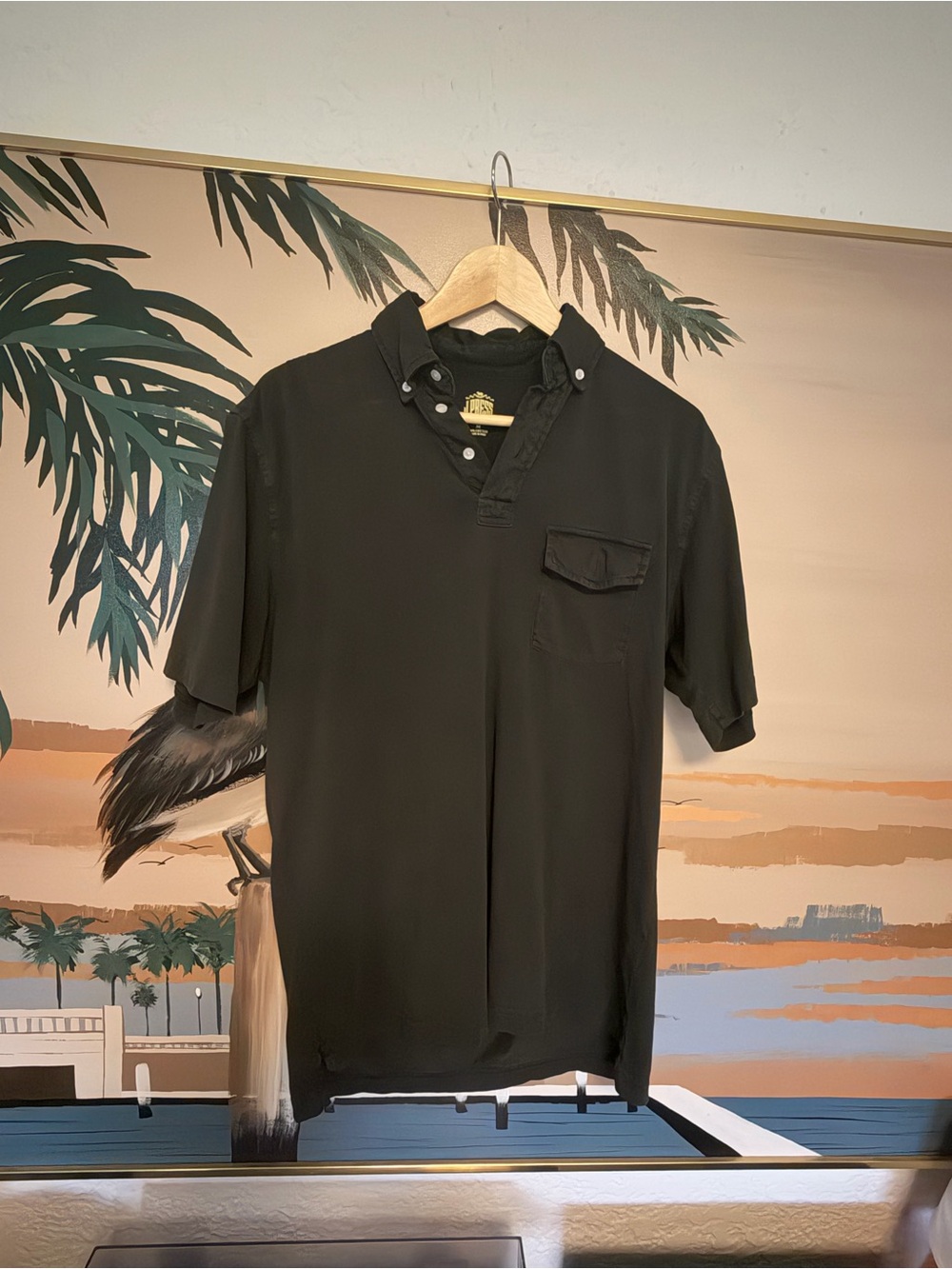 J. Press button down polo popover